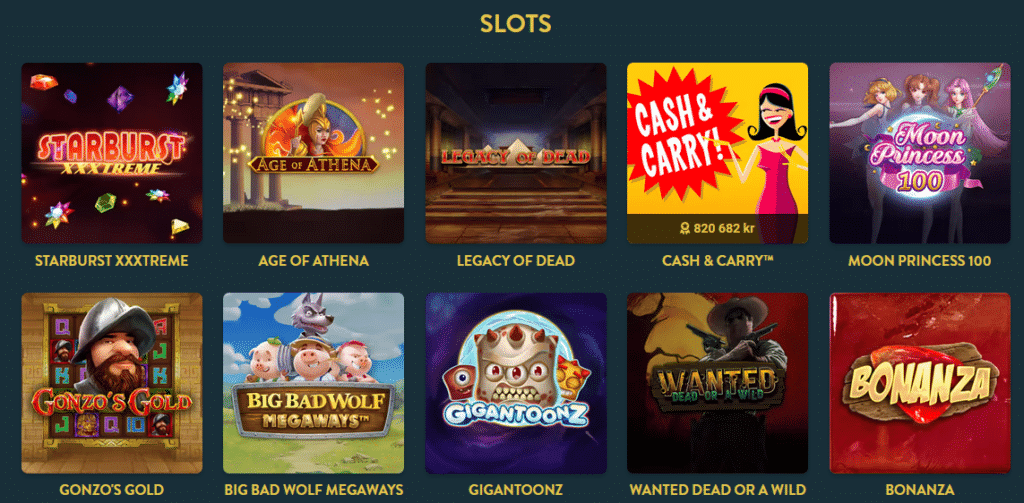 No Account Casino - Spel och slots